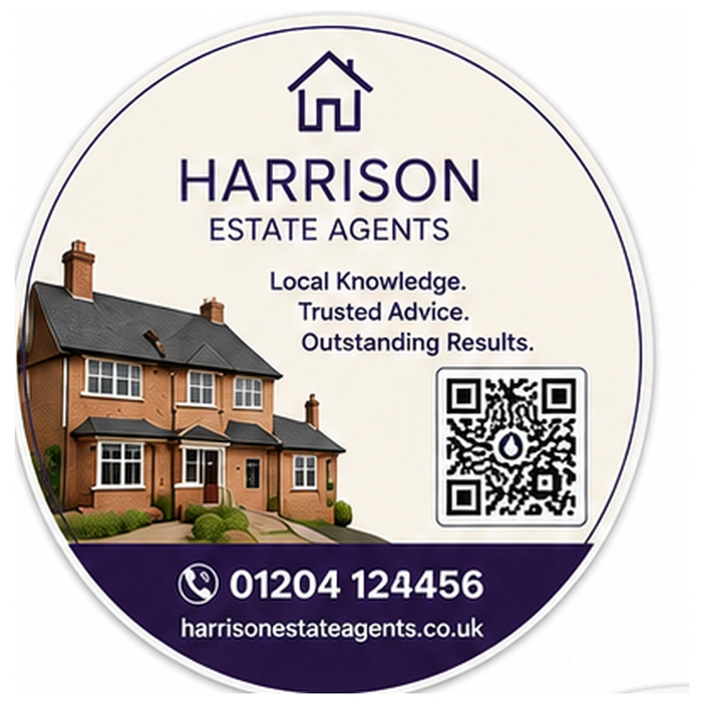 Estate Agent QR Coaster example